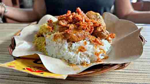 Gili trawangan restaurants local warung indonesian food